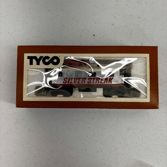 TYCO HO Scale Silver Streak Caboose in Box - Picture 1 of 8
